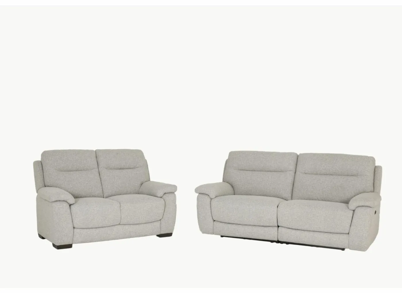 Zetel Saipan 2,5+2-zit - stof - grijs