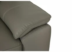 Zetel Singer 2,5+2-zit - leder - taupe
