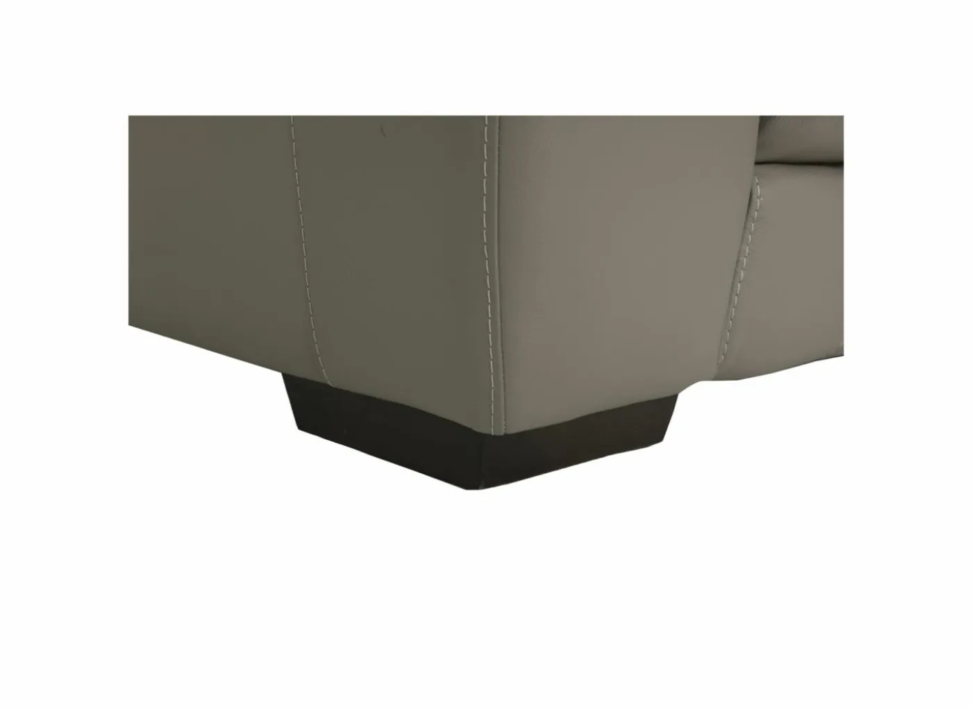 Zetel Singer 2-zit - leder - taupe