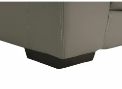 Zetel Singer 2,5+2-zit - leder - taupe met relax