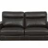 Zetel Wise 2,5-zit - leder - walnut
