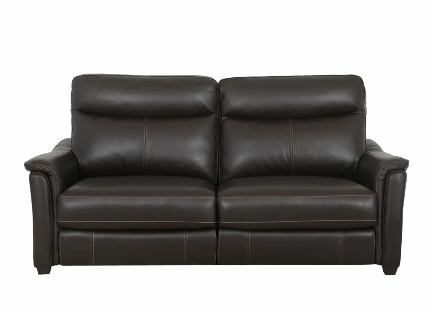 Zetel Wise 2,5-zit - leder - walnut