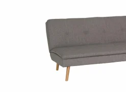 Zetelbed Fjord 1 persoons - 183x86cm - stof - grijs
