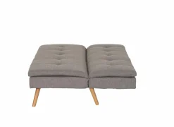 Zetelbed Fjord 1 persoons - 183x86cm - stof - grijs