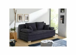 Zetelbed Lindau 2 persoons - 203x106cm - stof - donkerblauw