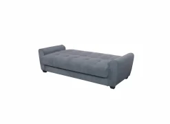 Zetelbed Tank 1 persoon - 220x89cm - stof - grijs
