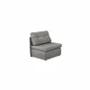 Zetelbed Tunis 1 persoons - 85x82cm - stof - grijs