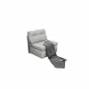 Zetelbed Tunis 1 persoons - 85x82cm - stof - lichtgrijs