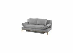 Zetelbed Yann 2 persoons - 198x92cm - stof - grijs