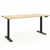 Zit sta bureau Flexo-2 180x80xH73-123cm - decor - zand eik