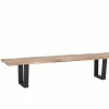 Zitbank Scarface 220cm - sheesham massief - naturel