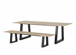 Zitbank Sherwood 180cm - eik massief - naturel