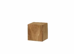 Zuil Kubus 15x15x15cm - eik massief - naturel