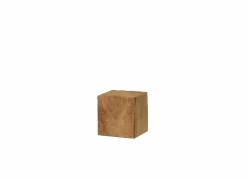 Zuil Kubus 10x10x10cm - eik massief - naturel