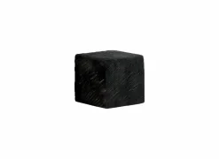 Zuil Kubus 15x15x15cm - eik massief - zwart