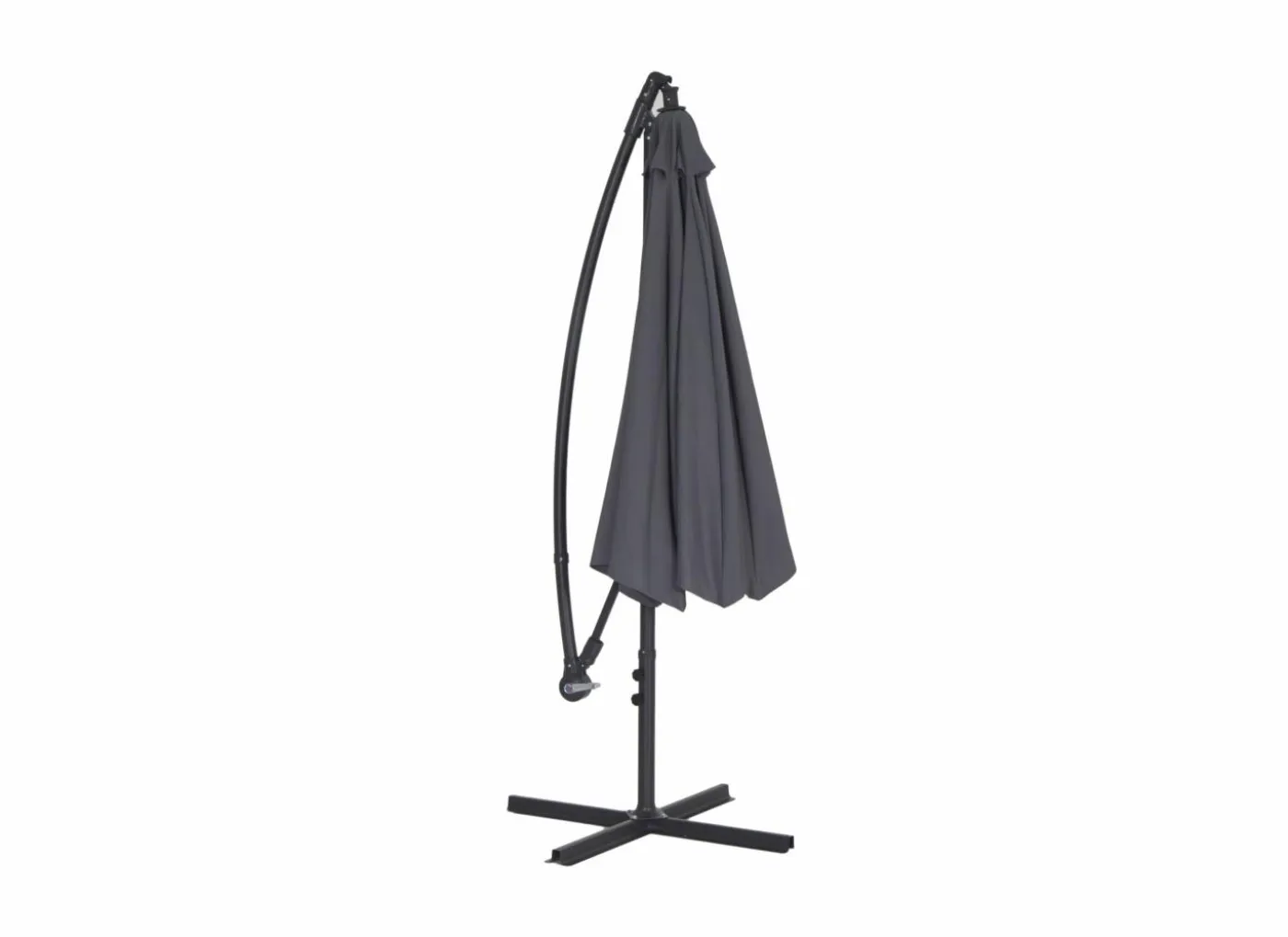 Zweefparasol Agape Ø300cm antraciet met beschermhoes